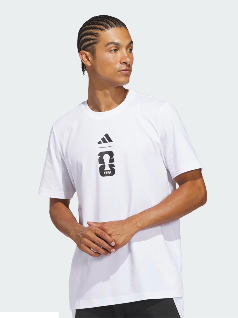 FIFA ADIDAS WORLD CUP 2026 WHITE MATCH BALL GRAPHIC T-SHIRT SIZE M 🆕